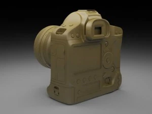 fotocamera reflex canon eos 1dx Modello 3D