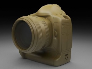 canon eos 1dx dslr camera 3D 모델