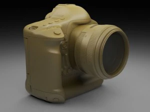 fotocamera reflex canon eos 1dx Modello 3D