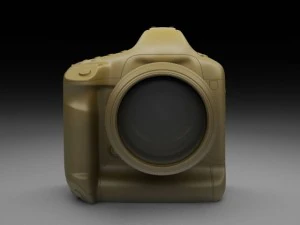fotocamera reflex canon eos 1dx Modello 3D