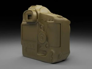 fotocamera reflex canon eos 1dx Modello 3D