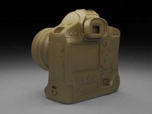 canon eos 1dx dslr camera 3D 모델