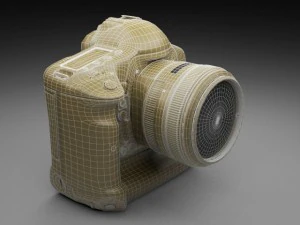 fotocamera reflex canon eos 1dx Modello 3D