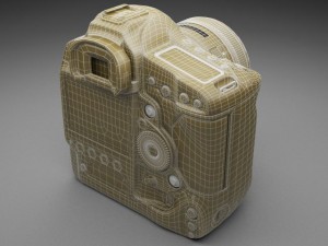 canon eos 1dx dslr camera 3D 모델