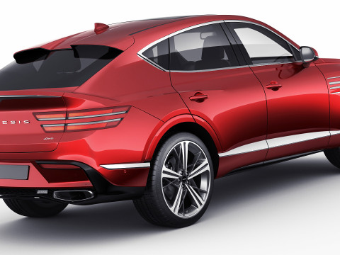 Genesis GV80 Coupe 2025 Modello 3D