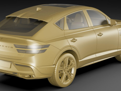 Genesis GV80 Coupe 2025 Modello 3D