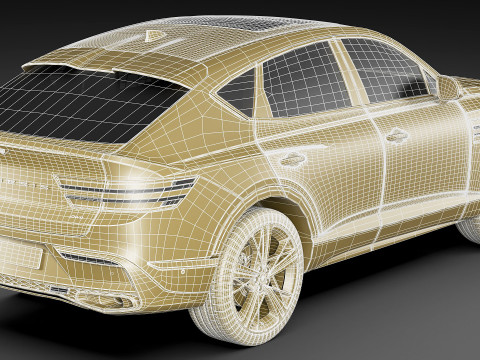 Genesis GV80 Coupe 2025 Modello 3D