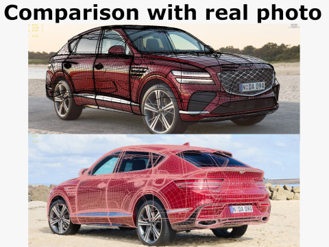 Genesis GV80 Coupe 2025 Modello 3D