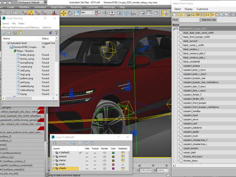 Genesis GV80 Coupe 2025 Modello 3D