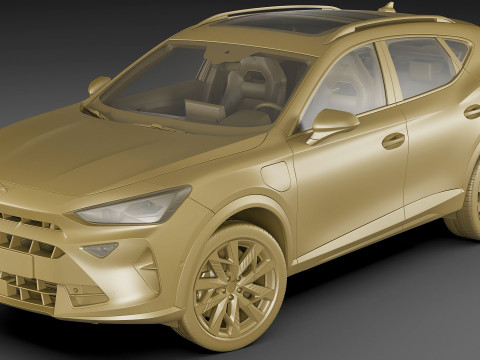 Cupra Formentor 2025 eHybrid and VZ 3D Model