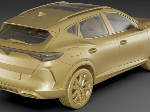 Cupra Formentor 2025 eHybrid and VZ 3D Model