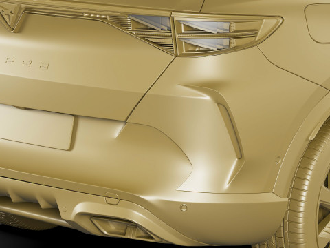 Cupra Formentor 2025 eHybrid and VZ 3D Model