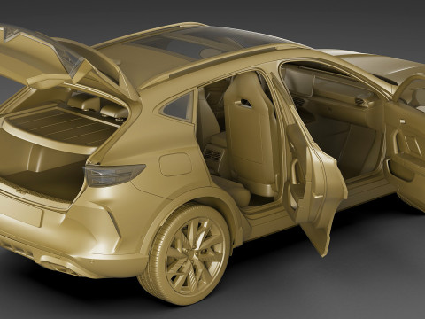Cupra Formentor 2025 eHybrid and VZ 3D Model