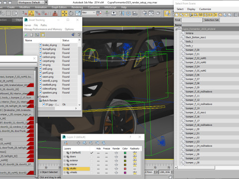 Cupra Formentor 2025 eHybrid and VZ 3D Model