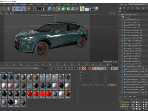 Cupra Formentor 2025 eHybrid and VZ 3D Model
