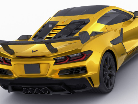 Corvette ZR1 Coupe C8 2025 3D Model in Sport Cars 3DExport