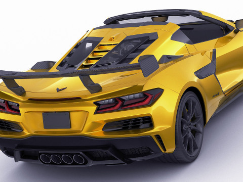 Corvette ZR1 Coupe C8 2025 Modelo 3D