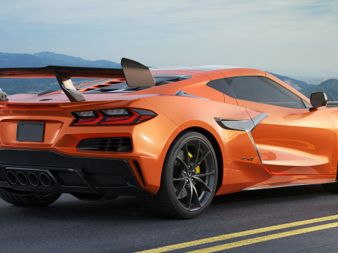 Corvette ZR1 Coupe C8 2025 Modelo 3D