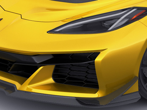 Corvette ZR1 Coupe C8 2025 Modelo 3D