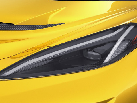 Corvette ZR1 Coupe C8 2025 Modelo 3D