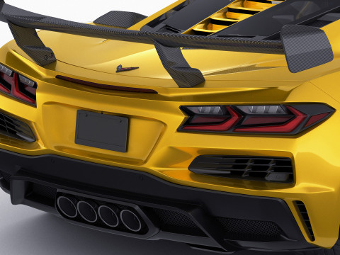 Corvette ZR1 Coupe C8 2025 Modelo 3D