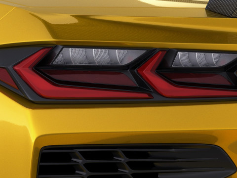 Corvette ZR1 Coupe C8 2025 Modelo 3D