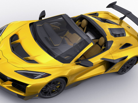 Corvette ZR1 Coupe C8 2025 Modelo 3D