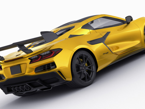 Corvette ZR1 Coupe C8 2025 Modelo 3D