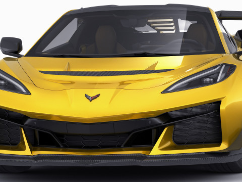 Corvette ZR1 Coupe C8 2025 Modelo 3D