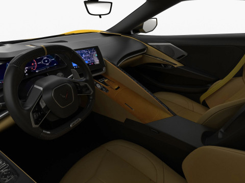 Corvette ZR1 Coupe C8 2025 Modelo 3D