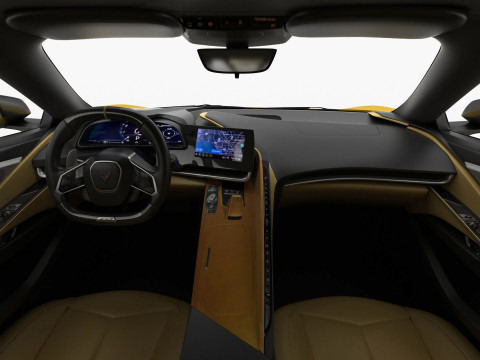 Corvette ZR1 Coupe C8 2025 Modelo 3D