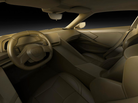 Corvette ZR1 Coupe C8 2025 Modelo 3D