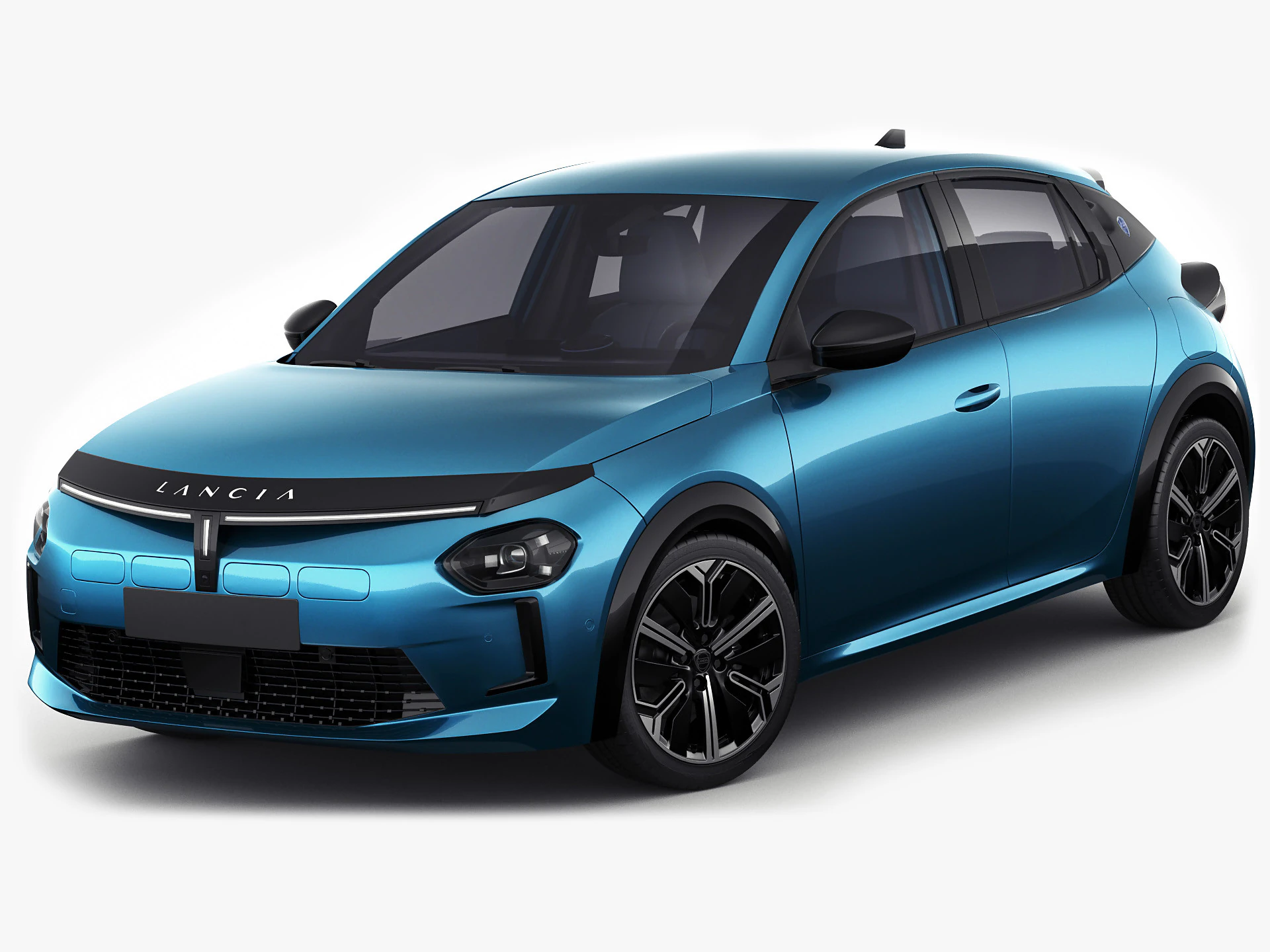 Lancia Ypsilon 2025 3D Model .c4d .max .obj .3ds .fbx .stl .blend 