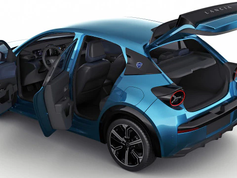 Lancia Ypsilon 2025 3D Model
