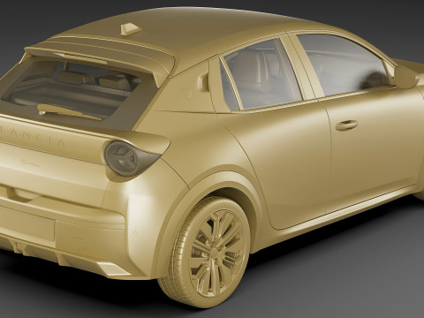 Lancia Ypsilon 2025 3D 모델