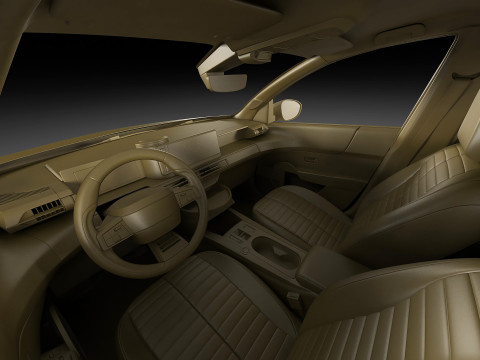 Lancia Ypsilon 2025 3D 모델