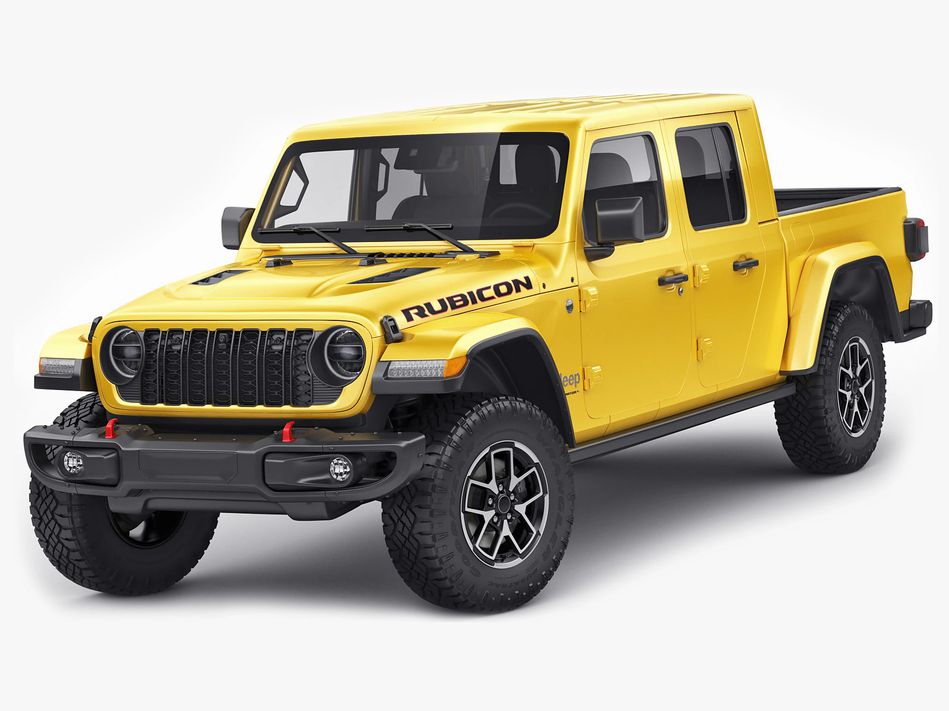 Jeep Gladiator 2024 3D Model .c4d .max .obj .3ds .fbx .stl .blend 
