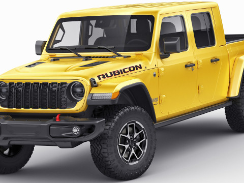 Jeep Gladiator 2024 Model 3D