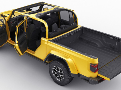 Jeep Gladiator 2024 Model 3D