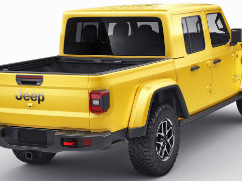 Jeep Gladiator 2024 Model 3D