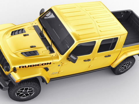Jeep Gladiator 2024 Model 3D