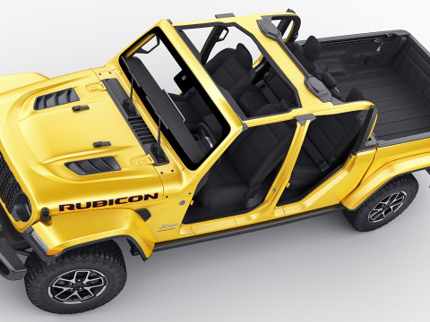 Jeep Gladiator 2024 Model 3D