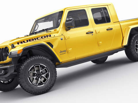 Jeep Gladiator 2024 Model 3D