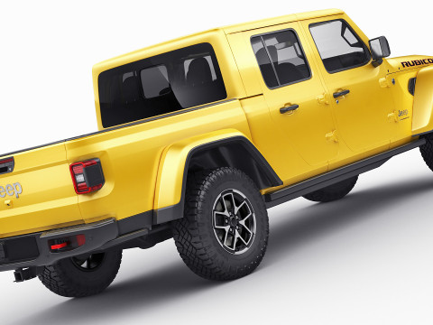Jeep Gladiator 2024 Model 3D