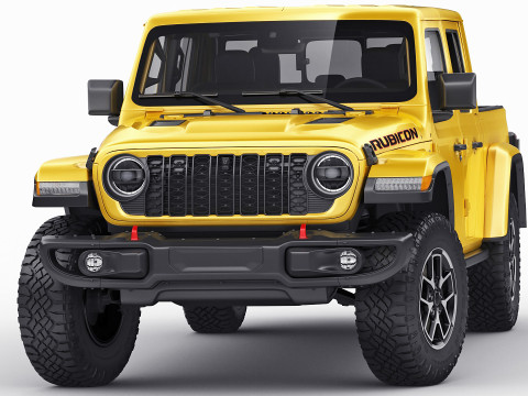 Jeep Gladiator 2024 Model 3D