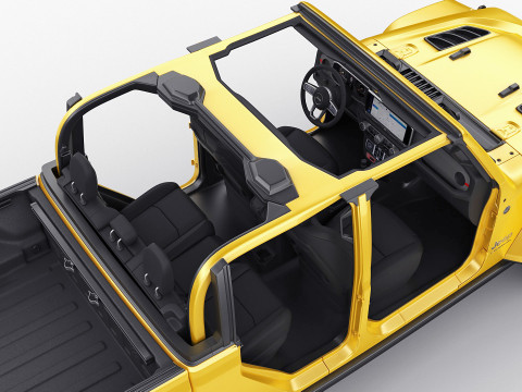 Jeep Gladiator 2024 Model 3D