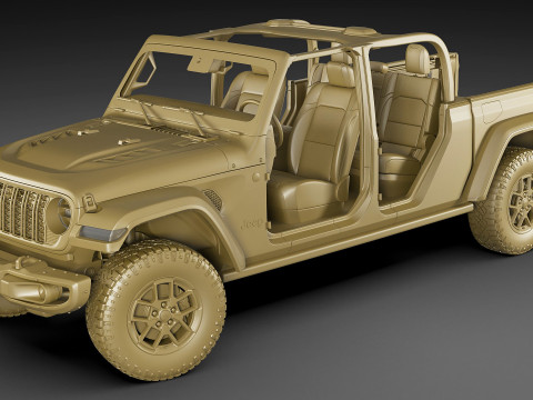 Jeep Gladiator 2024 Model 3D