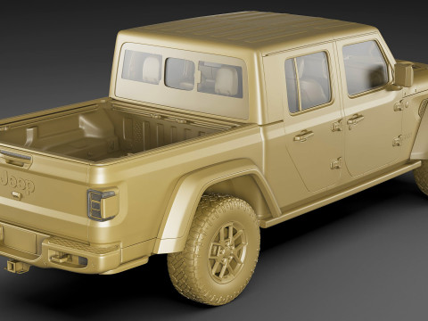 Jeep Gladiator 2024 Model 3D