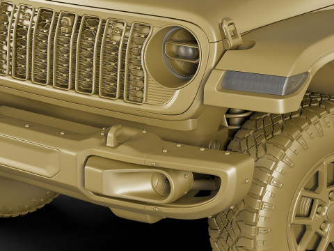 Jeep Gladiator 2024 Model 3D