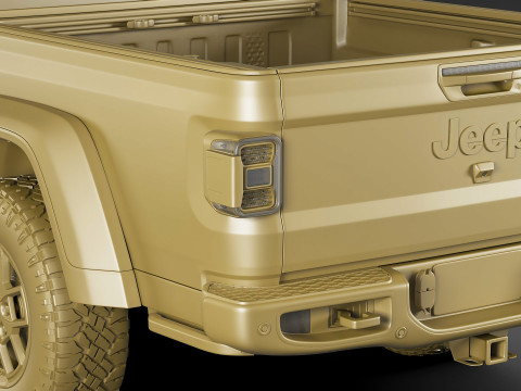 Jeep Gladiator 2024 Model 3D